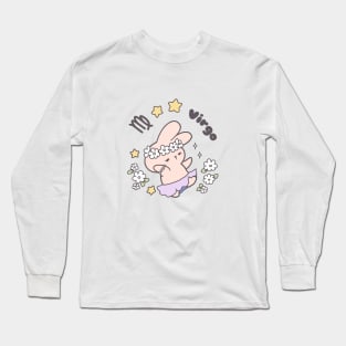 Virgo Loppi Tokki Bunny Zodiac Series Long Sleeve T-Shirt